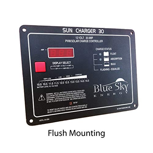 Blue Sky Energy SC30 30A PWM Solar Charge Controller with Display, Fully programmable for Lead-Acid or Lithium Batteries