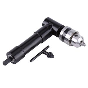 aluminum head right angle bend extension chuck 90 degree drill attachment adapter 8mm hex shank power electric drill tool