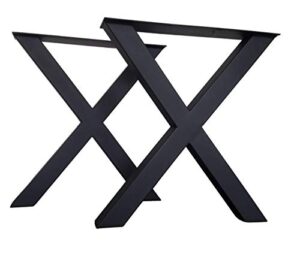 metal table legs, x-frame style - any size and color