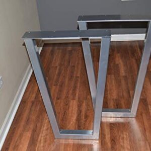 Metal Table Legs, Tapered Style - Any Size and Color