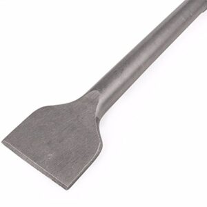 XtremepowerUS Hex Shank Replacement Chisel (Scrapping Chisel) Bit 1-1/8" Chisel Hex for Electric Demolition Jack Hammer,Silver