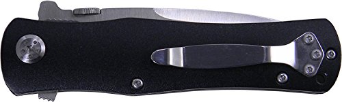 World's Best Papa Folding Pocket Knife - Great Christmas or Father's day gift for papa, grandpa (Black Handle)