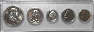 1954 p us silver rare in plastic case and gift box proof