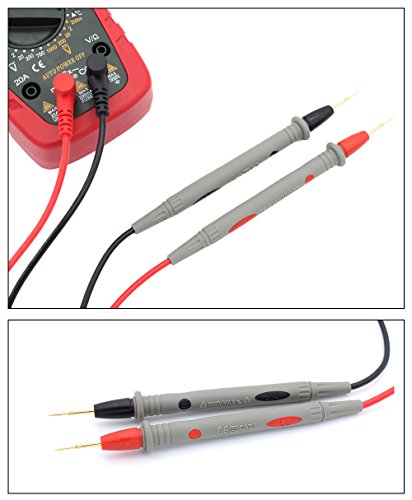 DARKBEAM Multimeter Test Meter Leads with Banana Plug Digital Clamp Tester Voltmeter Probe Test Probes Leads for Multimeter Electronic Test Leads Multimeter Accessories 20A Especially Sharp Model