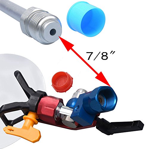 JWGJW 120025 Spray Guide Accessory Tool for All Airless Paint Sprayer 7/8" w/ 517 Tip with 10 Inch Extension Pole