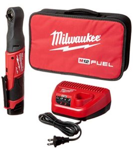 milwaukee (mlw255721) m12 fuel 3/8" ratchet auto kit
