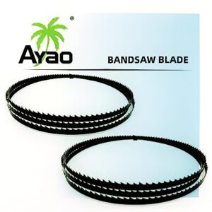 AYAO Pack of 2 Durable Band Saw Blades 62 Inch X 1/8 Inch X 12TPI