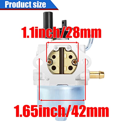 YOFMOO Carburetor Compatible for 801396 801233 801255 R-TEK Toro 38581 38582 38583 38584 38600 CCR2400 CCR2450 CCR2500 CCR3000 CCR3600 CCR3650 CCR3650 GTS 210 221 Power Max 6000