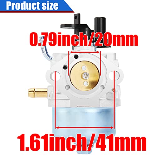 YOFMOO Carburetor Compatible for 801396 801233 801255 R-TEK Toro 38581 38582 38583 38584 38600 CCR2400 CCR2450 CCR2500 CCR3000 CCR3600 CCR3650 CCR3650 GTS 210 221 Power Max 6000