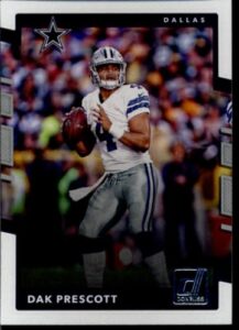 2017 donruss #39 dak prescott dallas cowboys football card