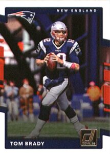 2017 donruss #64 tom brady new england patriots football card