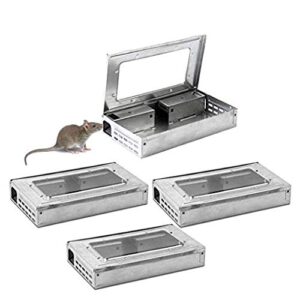 fps 4 tin cat style mouse live trap with window only sold
