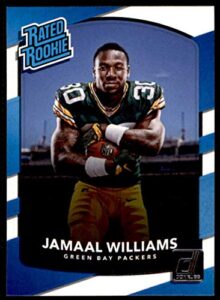 2017 donruss #317 jamaal williams green bay packers rated rookie