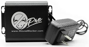 mouseblocker pro 120v plug-in ultrasonic mouse and rodent deterrent with dual strobing leds for your vehicle