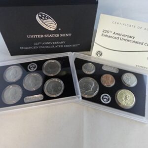 2017 s us mint 225th anniversary coin set (17xc) enhanced uncirculated ogp