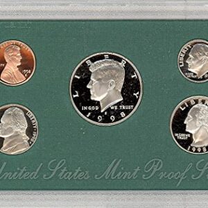 1998 S US PROOF Set Comes in original US mint packaging Proof