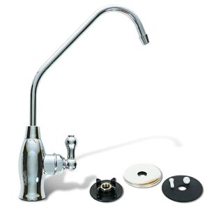 aquaboon non-air gap ro faucet - reverse osmosis faucet chrome finish - drinking water faucet for kitchen sink fits water filtration system - filtered water faucet stainless steel - beverage faucet