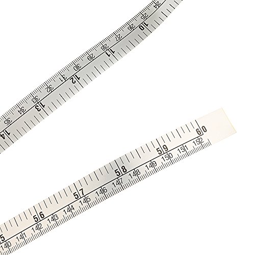 WIN TAPE Workbench Ruler Adhesive Backed Tape Measure 60inch 152cm (Left to Right - Inch/cm)