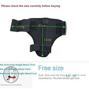 Lolicute Tenosynovitis Brace Trigger Thumb Splint Thumb Spica Splint Thumb Wrist Splint/Brace Wrist and Thumb Brace Baseball Thumb Guard Catching