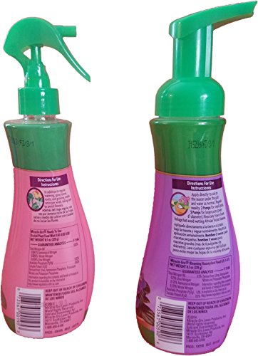 Miracle-Gro Blooming Houseplant Food, 8 oz & Miracle-Gro Orchid Plant Food Mist (Orchid Fertilizer) 8 oz. (2 fertilizers)