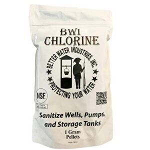 better water industries c21044 chlorine pellets