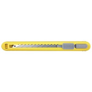 NT Cutter ABS Grip 30-Degree Multi-Blade Cartridge Knife (A-553P),Yellow