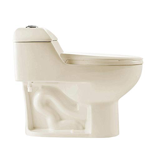 Swiss Madison SM-1T803 Chateau Elongated Toilet Dual Flush 0.8/1.28 Gpf (Soft Closing Quick Release Seat Included)