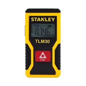 stanley laser level, pocket distance measurer, 30-foot (stht77425)