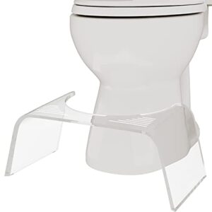 squatty potty ghost acrylic toilet stool, 7"