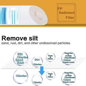 Geekpure 10 Inch Universal Compatible Reverse Osmosis RO Replacement Filter Cartridges-2.5"X10" (1)