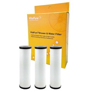 sonaki puremax shower filter refills - 3 pack - fits 300vpx sonaki vitapure inline filter