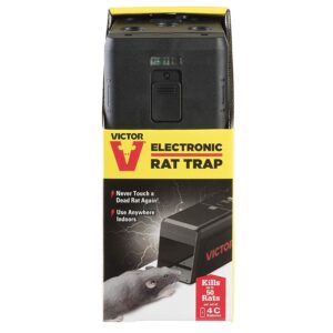 Victor M241 Indoor Electronic Humane Rat and Mouse Trap - No Touch, No See Electric Rat and Mouse Trap