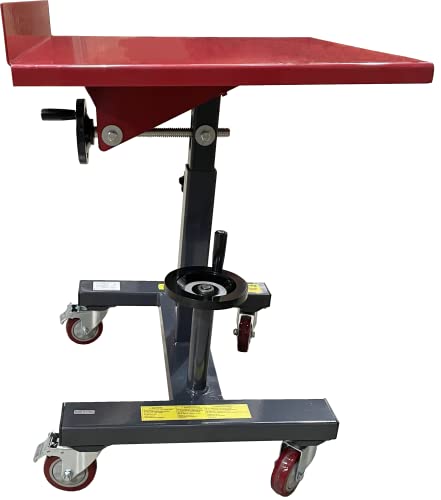 Tilting Work Stand, 300lbs Capacity, Steel, 24x24", 31.5 to 42" Height, 30 Degree Tilting Work Table/Tilting Stand Pake Handling Tools