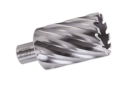 ACTOOL 1-5/8" Diameter × 2" Depth of Cut HSS ANNULAR CUTTER with 3/4'' Weldon Shank