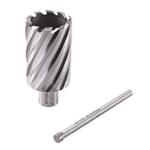 ACTOOL 1-5/8" Diameter × 2" Depth of Cut HSS ANNULAR CUTTER with 3/4'' Weldon Shank