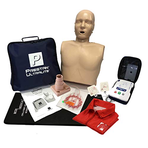 MCR Medical PRESTAN CPR Training Kit w Prestan Ultralite Manikin w Feedback, UltraTrainer, MCR Accessories