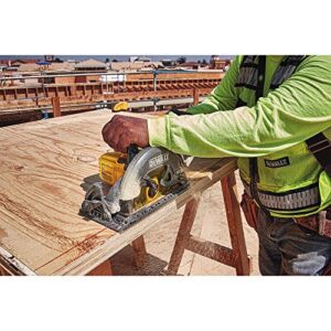 DEWALT FLEXVOLT 60V MAX* Circular Saw Kit, 7-1/4-Inch, Worm Style, 9.0Ah Battery (DCS577X1)