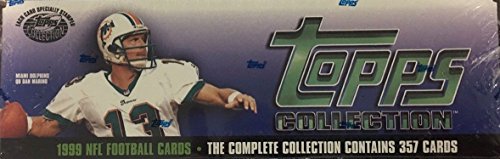 1999 Topps NFL Football Factory Sealed 357 Card Complete Mint Set Loaded with Stars and Hall of Famers