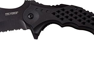 Tac Force TF-945BK Spring Assist Folding Knife with Karambit Blade, Black