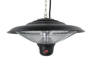 hiland hil-phe-1500br electric gazebo indoor/outdoor heater with led/remote, 1500 watts, large, black