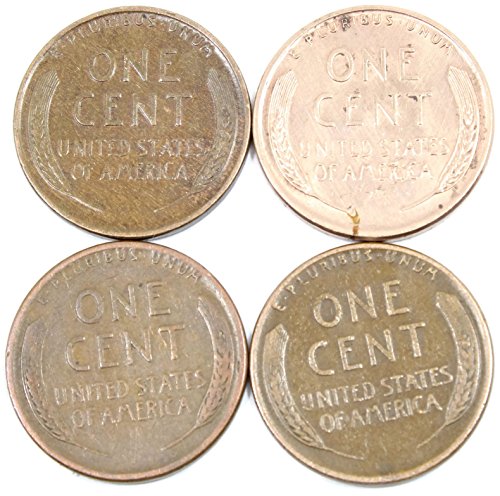 1940 Various Mint Marks 1940 P 1950 D 1953 P 1957 D Lincoln Wheat Pennies FAIR