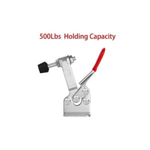 Accessbuy Toggle Clamp Hold Down Clamp 220Lbs Holding Capacity Antislip Horizontal Quick Release Toggle Clamp 4 Pack