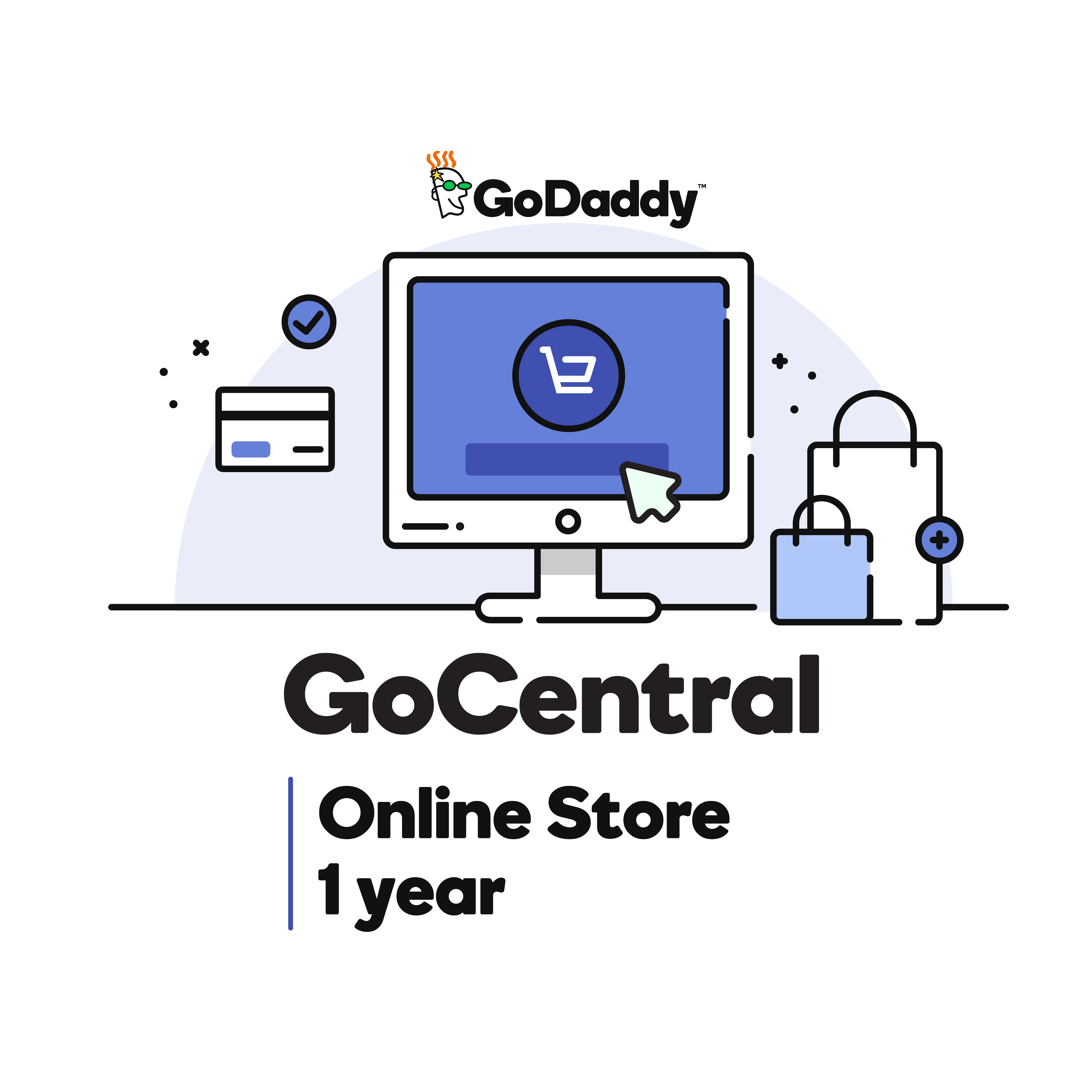 GoCentral Website Builder- Online Store Plan (1 year)