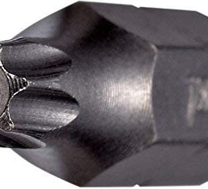 VEGA T25 TORX Security Bits. Professional Grade ¼ Inch Hex Shank TORX T-25 S2 Steel 1" Security Bits. 125TT25A-4 (Pack of 4)