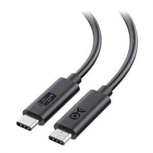 [usb-if certified] cable matters 100w usb c to usb c charging cable 6.6 ft for iphone 15, macbook pro, ipad pro (usb c charge cable, usb c power cable) 100w power delivery in black (usb 2.0, no video)