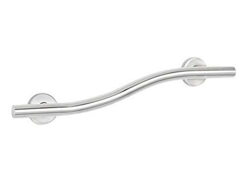 Seachrome 24 inch Bathroom Wave Grab Bar Satin Finish