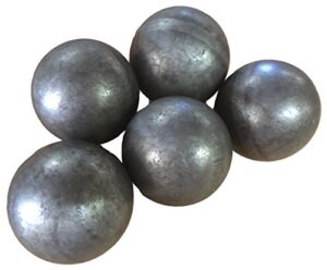 hollow 3" steel ball weldable diy project component (5-pack)
