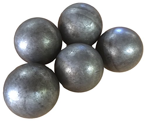 Hollow 3" steel ball weldable DIY project component (5-pack)