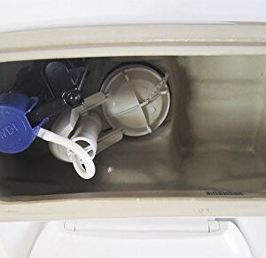 EAGO R-108FLUSH Replacement Toilet Flushing Mechanism for TB108, White