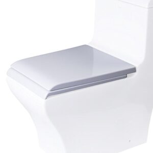 eago r-356seat replacement soft closing toilet seat for tb356, white